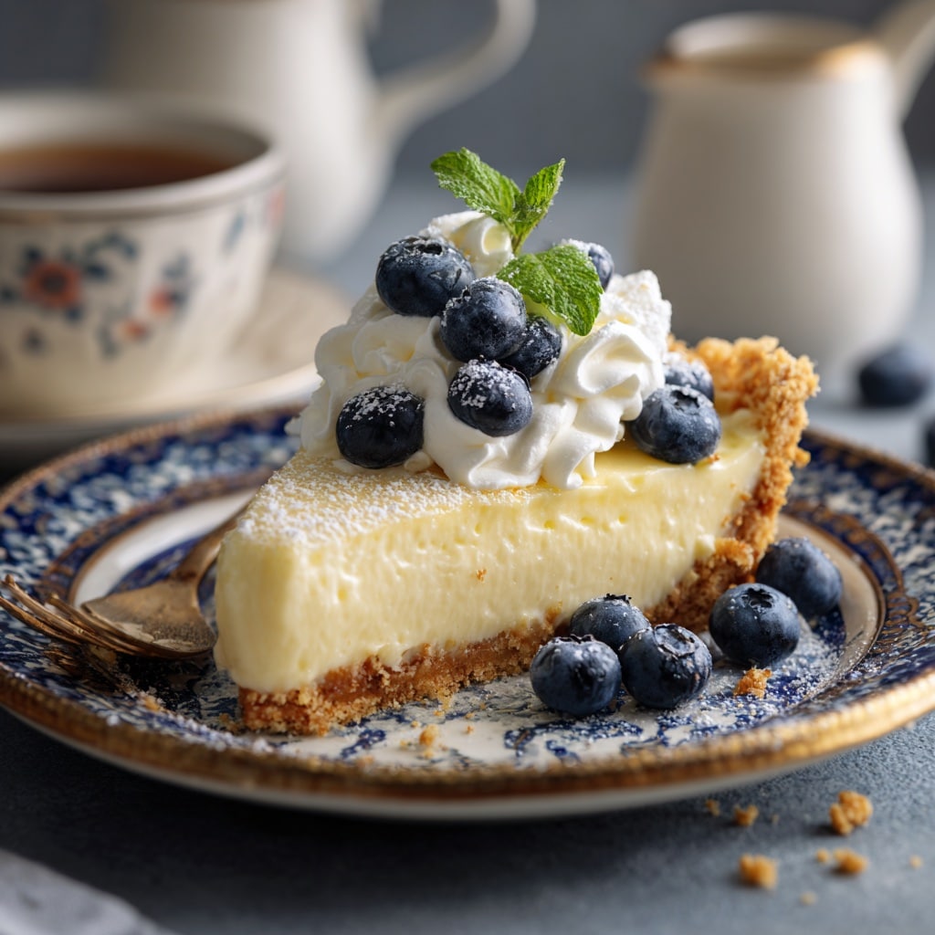printed recipe impossible lemon pie card